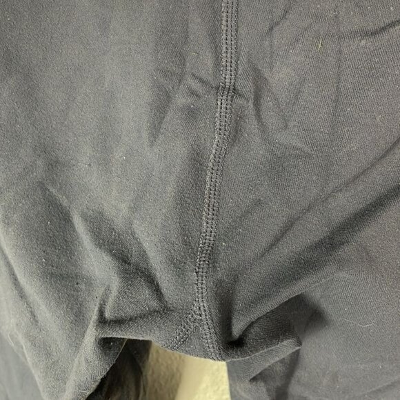 Lululemon Groove Capri Leggings Gray Color Block Neon Stitch Waist Yoga Sz 6 - Picture 5 of 10